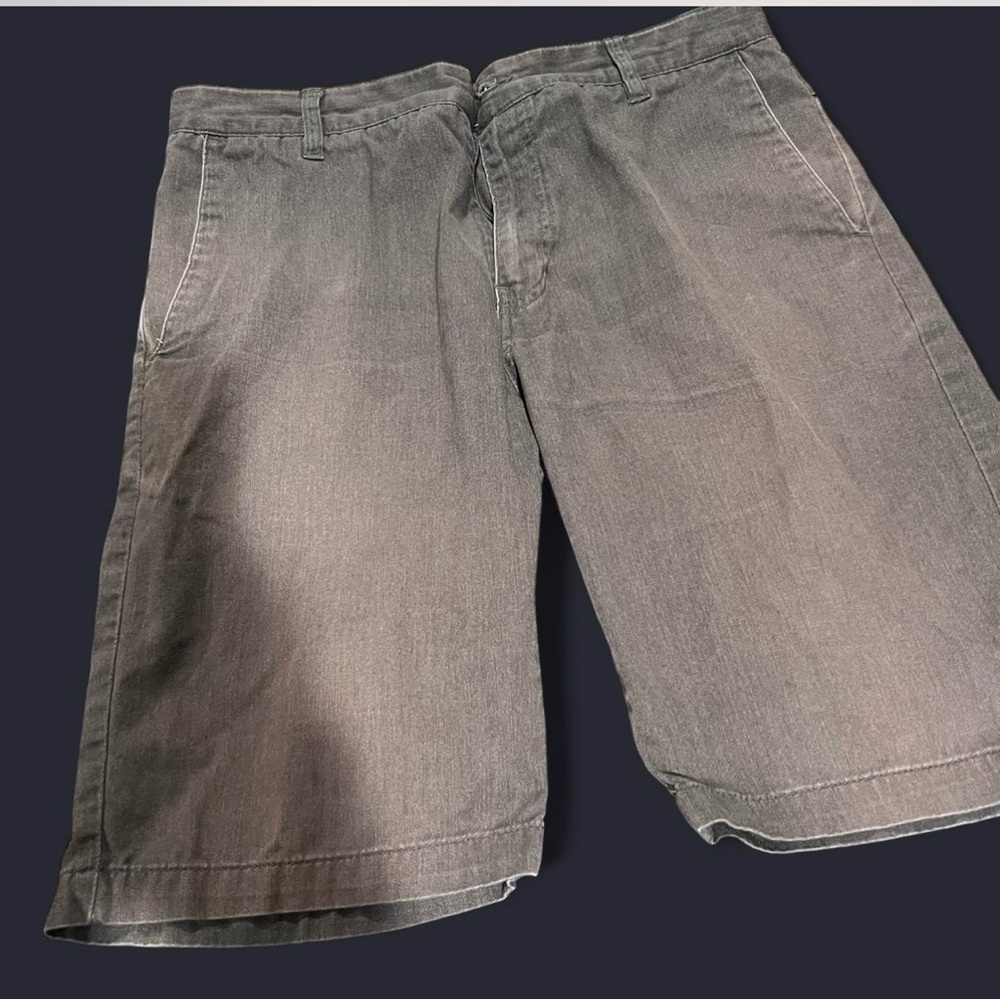 Volcom Gray Jean Shorts Relaxed Fit